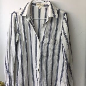 Cloth and Stone size small white Anthropologie top